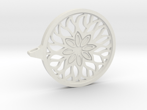Arabesk pendant in White Natural Versatile Plastic: 1:10