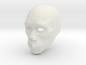 Harry Potter Death eater mask version #8 in White Natural Versatile Plastic