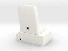1.8 MD500 SIEGE GAUCHE in White Processed Versatile Plastic