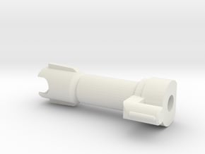 MTMTE Megatron Cannon Barrel in White Natural Versatile Plastic