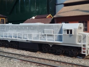 EMD GM GT 22 CU Locomotive in Tan Fine Detail Plastic