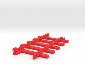 Tri-ang Big Big Train Track 5 Sleepers in Red Processed Versatile Plastic