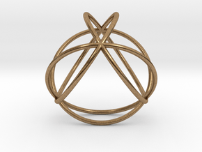 TetraSphere 1.8" in Natural Brass