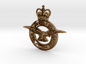 Royal air force logo in Natural Brass
