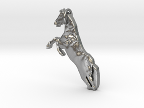 Horse in Natural Silver