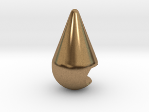 Tear Tooth Clip in Natural Brass