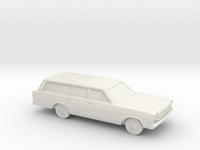 1/87 1966 Ford Country Station Wagon in White Natural Versatile Plastic