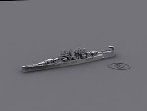 US Cleveland-class Light Cruisers (7 ships) in Smooth Fine Detail Plastic: 1:3000