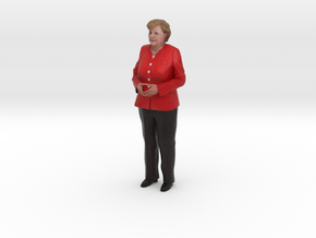 Angela Merkel 3D Model ready for 3d print in Full Color Sandstone