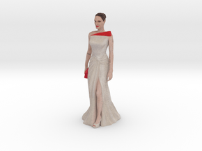 Angelina Jolie 3D Model ready for 3d print in Full Color Sandstone