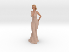 Marilyn Monroe 3D Model ready for 3d print in Full Color Sandstone
