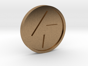 Ether Medallion in Natural Brass
