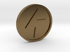 Ether Medallion in Natural Bronze