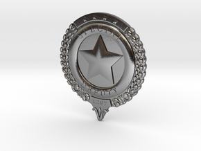 Wynonna Earp Marshall's Badge in Polished Silver