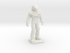 1/20 Macross Pilot in Space Suit in White Natural Versatile Plastic