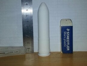 20x28mm OICW grenade shell replica (twins set) in White Natural Versatile Plastic