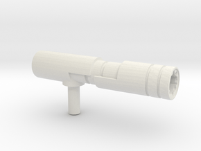 Titan Soundwave Cannon, 5mm in White Natural Versatile Plastic