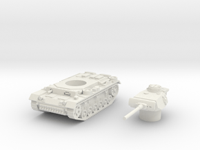 Panzer III L (Germany) 1/100 in White Natural Versatile Plastic