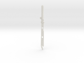 "BotW" Guardian Sword in White Natural Versatile Plastic: 1:12