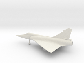Dassault Mirage 2000 in White Natural Versatile Plastic: 1:160 - N