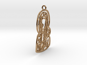 Our Lady of Czestochowa in Cast Metals in Polished Brass