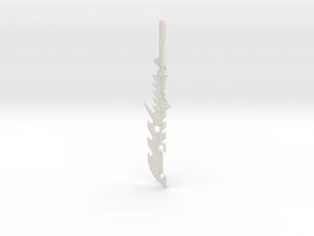 "BotW" Guardian Sword++ in White Natural Versatile Plastic: 1:12