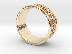  Wedding ring Slavic style in 14K Yellow Gold: 5 / 49
