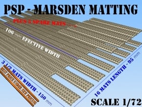 1-72 Marsden Matting Section in Tan Fine Detail Plastic