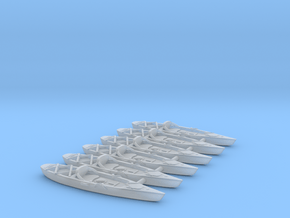 Marine Kayak 02. HO Scale (1:87) in Smooth Fine Detail Plastic
