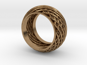 Baumann Ring in Natural Brass