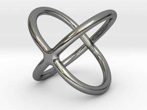 Satellite Ring  in Polished Silver: 4 / 46.5