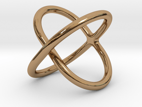 Satellite Ring  in Polished Brass: 4 / 46.5