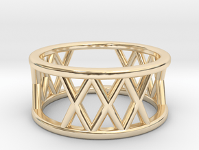 XXX Ring Size-4 in 14K Yellow Gold