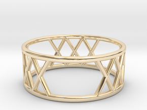 XXX Ring Size-7 in 14K Yellow Gold