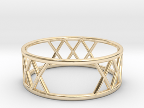 XXX Ring SIZE-9 in 14k Gold Plated Brass
