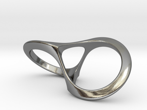 Fortuna's Ring in Polished Silver: 8 / 56.75