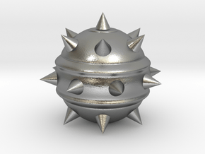 High-Poly Stickybomb (Hollow) in Natural Silver: Extra Small