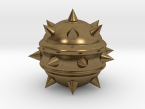 High-Poly Stickybomb (Hollow) in Natural Bronze: Extra Small