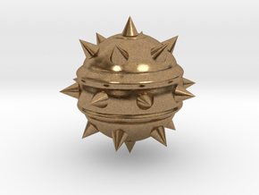 High-Poly Stickybomb (Solid) in Natural Brass: Extra Small