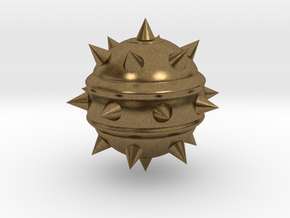 High-Poly Stickybomb (Solid) in Natural Bronze: Extra Small