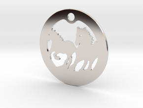 FREEDOM (precious metal earring/pendant) in Platinum