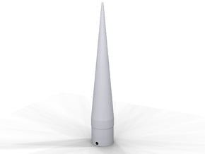 Classic estes-style nose cone BNC-50AR replacement in White Natural Versatile Plastic