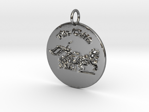 The Celts Pendant 2 in Polished Silver