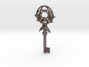 Dreamcatcher Key in Polished Bronzed Silver Steel