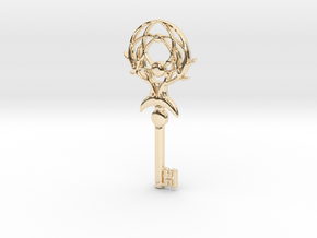 Dreamcatcher Key in 14k Gold Plated Brass