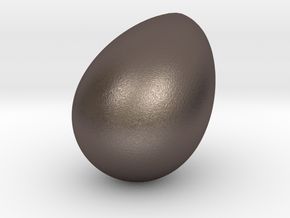 The Golden Goose Nest Egg in Polished Bronzed Silver Steel