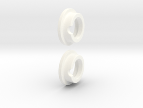 E/T-MAXX Spacers For 1/8 Differentials KIT - RPM  in White Processed Versatile Plastic