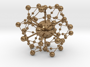 Complex Fractal Molecule in Natural Brass: Extra Small