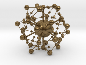 Complex Fractal Molecule in Natural Bronze: Extra Small
