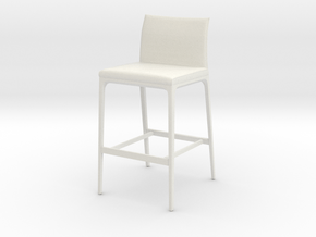 Printle Thing Tabouret 01 - 1/24 in White Natural Versatile Plastic